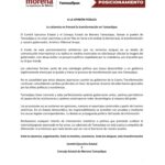 Morena Tamaulipas cierra filas con Américo y rechaza señalamientos de Los Angeles Times